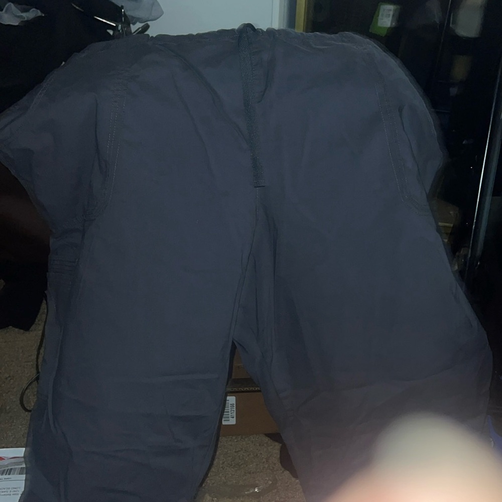 Men’s Cargo Gray Scrub Pants Sz.5XL NWT Landau